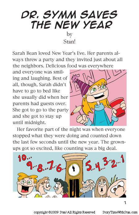 Dr. Symm Saves the New Year – page 1